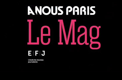 Actu EFJ - Partenariat "vidéo & MoJo" avec l'hebdomadaire gratuit "À NOUS Paris"