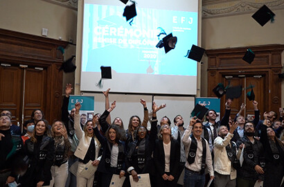 Actu EFJ - Revivez la cérémonie de remise de diplômes EFJ Promotion 2020