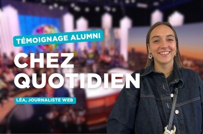 Actu EFJ - Léa Menanteau, alumuni EFJ : au pôle social media de « Quotidien » (Bangumi)