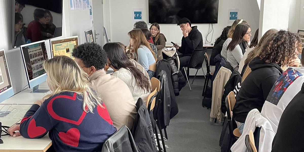 Création d'un journal papier à l'école de journalisme EFJ Paris et Bordeaux