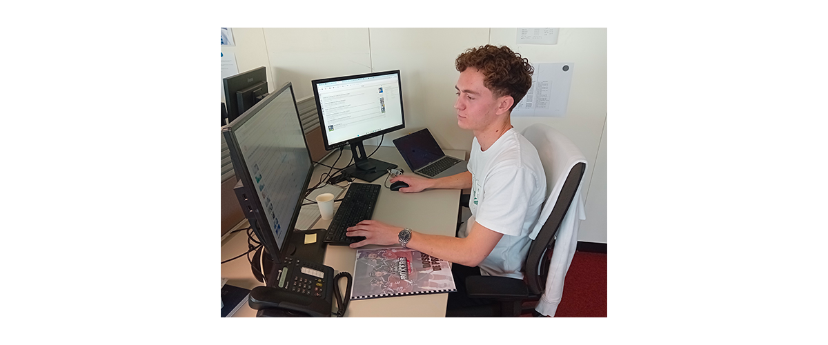 Louis, en formation journalisme, est en stage de 2 mois chez SUD-OUEST