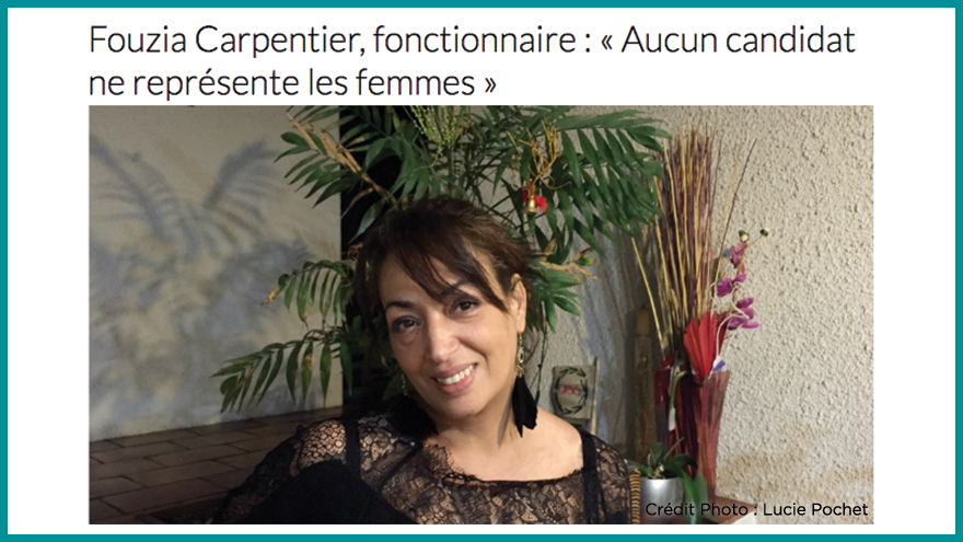 Ecole de journalisme EFJ - Fouzia Carpentier, fonctionnaire Aqui.fr