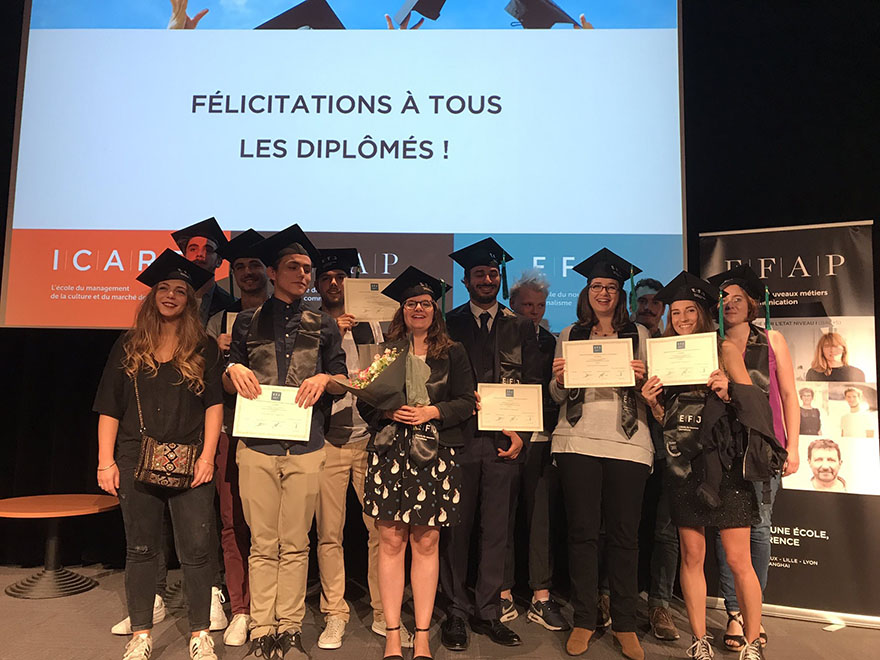 Ecole de journalisme Bordeaux - Remise des diplômes formation journalisme promo 2017